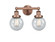 Edison Two Light Bath Vanity in Antique Copper (405|616-2W-AC-G204-6)