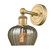 Edison One Light Wall Sconce in Brushed Brass (405|616-1W-BB-G96)