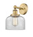 Edison One Light Wall Sconce in Brushed Brass (405|616-1W-BB-G72)