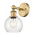 Edison One Light Wall Sconce in Brushed Brass (405|616-1W-BB-G124-6)