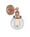 Edison One Light Wall Sconce in Antique Copper (405|616-1W-AC-G202-6)