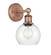 Edison One Light Wall Sconce in Antique Copper (405|616-1W-AC-G122-6)