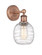 Edison One Light Wall Sconce in Antique Copper (405|616-1W-AC-G1013)