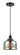 Edison One Light Mini Pendant in Matte Black (405|616-1PH-BK-G78)
