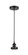 Edison One Light Mini Pendant in Matte Black (405|616-1PH-BK)