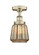 Edison One Light Semi-Flush Mount in Antique Brass (405|616-1F-AB-G146)