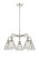 Downtown Urban Five Light Chandelier in Polished Nickel (405|516-5CR-PN-G275)