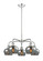 Downtown Urban Five Light Chandelier in Polished Chrome (405|516-5CR-PC-G93)
