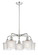 Downtown Urban Five Light Chandelier in Polished Chrome (405|516-5CR-PC-G402)