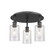 Ballston Three Light Semi-Flush Mount in Matte Black (405|516-3C-BK-G804)