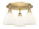 Ballston Three Light Semi-Flush Mount in Brushed Brass (405|516-3C-BB-GBD-751)