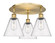 Ballston Three Light Semi-Flush Mount in Brushed Brass (405|516-3C-BB-GBC-84)