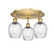 Ballston Three Light Semi-Flush Mount in Brushed Brass (405|516-3C-BB-G292)