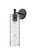 Downtown Urban One Light Wall Sconce in Matte Black (405|434-1W-BK-G434-12DE)