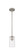 Downtown Urban LED Pendant in Satin Nickel (405|434-1S-SN-G434-7CL)