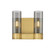 Downtown Urban LED Bath Vanity in Brushed Brass (405|429-2W-BB-G429-8SM)