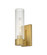 Downtown Urban LED Wall Sconce in Brushed Brass (405|429-1W-BB-G429-11CL)