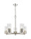 Downtown Urban LED Chandelier in Polished Nickel (405|428-5CR-PN-G428-7SDY)