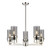 Downtown Urban LED Chandelier in Polished Nickel (405|426-5CR-PN-G426-8SM)