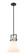 Downtown Urban One Light Mini Pendant in Matte Black (405|411-1SM-BK-G411-10WH)