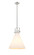 Downtown Urban One Light Pendant in Polished Nickel (405|411-1SL-PN-G411-16WH)