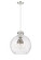 Downtown Urban Three Light Pendant in Polished Nickel (405|410-3PL-PN-G410-18SDY)