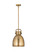 Downtown Urban One Light Pendant in Brushed Brass (405|410-1SM-BB-M412-10BB)