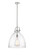 Downtown Urban One Light Pendant in Polished Nickel (405|410-1SL-PN-G412-16CL)