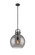 Downtown Urban One Light Pendant in Matte Black (405|410-1SL-BK-G410-14SM)