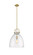 Downtown Urban One Light Pendant in Brushed Brass (405|410-1SL-BB-G412-14SDY)