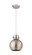 Downtown Urban One Light Pendant in Satin Nickel (405|410-1PS-SN-M410-8SN)