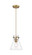 Downtown Urban One Light Pendant in Brushed Brass (405|410-1PS-BB-G411-8CL)