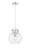 Newton One Light Mini Pendant in Polished Nickel (405|410-1PM-PN-G410-10CL)