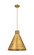 Downtown Urban One Light Pendant in Brushed Brass (405|410-1PL-BB-M411-18BB)