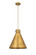 Downtown Urban One Light Pendant in Brushed Brass (405|410-1PL-BB-M411-16BB)