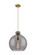 Newton One Light Pendant in Brushed Brass (405|410-1PL-BB-G410-16SM)