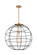 Essex One Light Pendant in Satin Gold (405|221-1S-SG-CE-22-BK)