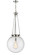 Essex One Light Pendant in Polished Nickel (405|221-1P-PN-G204-18)