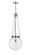 Essex One Light Pendant in Polished Chrome (405|221-1P-PC-G204-14)