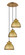 Ballston Three Light Pendant in Brushed Brass (405|113B-3P-BB-M14-BB)