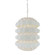 Swoon Six Light Foyer Pendant in Matte White (137|382F06MW)