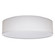 LED Flush Mount in White Fabric (72|62-999)