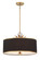 Caprio Four Light Pendant in Brushed Brass (7|4584-672)