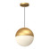 Monae LED Pendant in Brushed Gold (347|PD11710-BG)