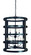 Homestead Nine Light Foyer Chandelier in Matte Black (8|L1009 MBLACK)