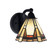 Paramount One Light Wall Sconce in Matte Black (200|3421-MB-9345)