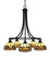 Paramount Five Light Chandelier in Matte Black (200|3415-MB-9975)