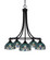 Paramount Five Light Chandelier in Matte Black (200|3415-MB-9925)