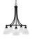 Paramount Five Light Chandelier in Matte Black (200|3415-MB-4761)