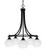 Paramount Five Light Chandelier in Matte Black (200|3415-MB-4101)